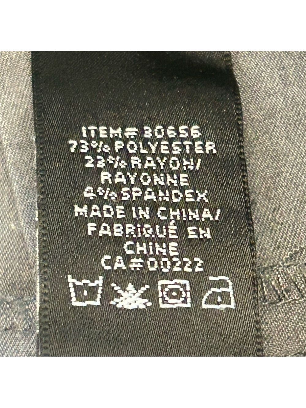 Attitude Jay Manuel Charcoal Gray Trouser Dress Pants professional business Sz 6 - Picture 7 of 14
